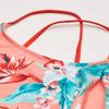 Kanu Surf Toddler Girl's Alania Floral Flounce Bikini Beach Sport 2-Piece Swimsuit Swimwear, Coral, 2T view 3
