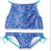 Kanu Surf Girls' Big Sundance Paisley Tankini Beach Sport 2-Piece Swimsuit, Purple, 8 view 1