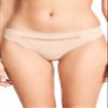 Calvin Klein Women's Invisibles With Mesh Thong Underwear, -bare, XS view 1