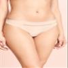 Calvin Klein Women's Invisibles With Mesh Thong Underwear, -bare, XS view 2
