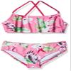 Kanu Surf Big Girl's Alania Floral Flounce Bikini Beach Sport 2-Piece Swimsuit Swimwear, Pink, 10 view 1