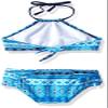 Kanu Surf Girls' Big Mahina Halter Bikini Beach Sport 2-Piece Swimsuit, Blue, 12 view 2