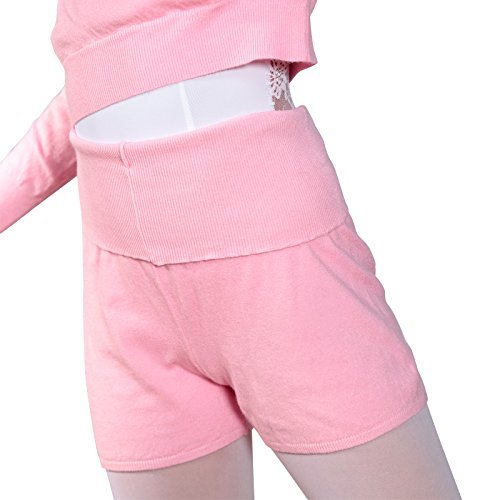 117246010 Pure Color Soft Dancing Training Short Dance Pants for Girls Ballet Pink