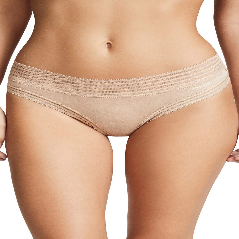 Calvin Klein Women's Modal Thong Underwear, -bare, XL
