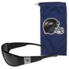 NFL Siskiyou Sports Fan Shop Baltimore Ravens Chrome Wrap Sunglasses and Bag One Size Black view 1