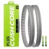 CushCore Plus Set - Includes (2) Tire Inserts, (2) Presta Valves & Rim Stickers, Easy at-Home Installation, Bicycle Tire Inserts, Helps Improve Ride Quality, Fits a 2.6"-3.0" Tire (2-Pack) view 1