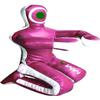 Bestzo MMA Jiu Jitsu Judo Punching Bag Grappling Dummy Hot Pink Sitting Position Hands on Front Canvas- 59 inches-Unfilled view 1