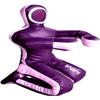 Bestzo MMA Jiu Jitsu Judo Punching Bag Grappling Dummy Purple/Pink Sitting Position Hands on Front Canvas- 59 inches-Unfilled view 1
