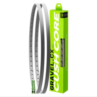 CushCore Gravel.CX Set - Includes (2) Tire Insert, (2) Presta Valves & (2) Rim Stickers, Easy Installation, Tire Inserts, Helps Improve Ride Quality, Fits a 33mm-46mm Tire (2-Pack)