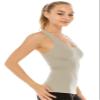 Kurve Womens Sleeveless Tank Top - Seamless Ribbed Racerback Basic Camisole Stretchy Workout Athletic Yoga Cami Tops view 2