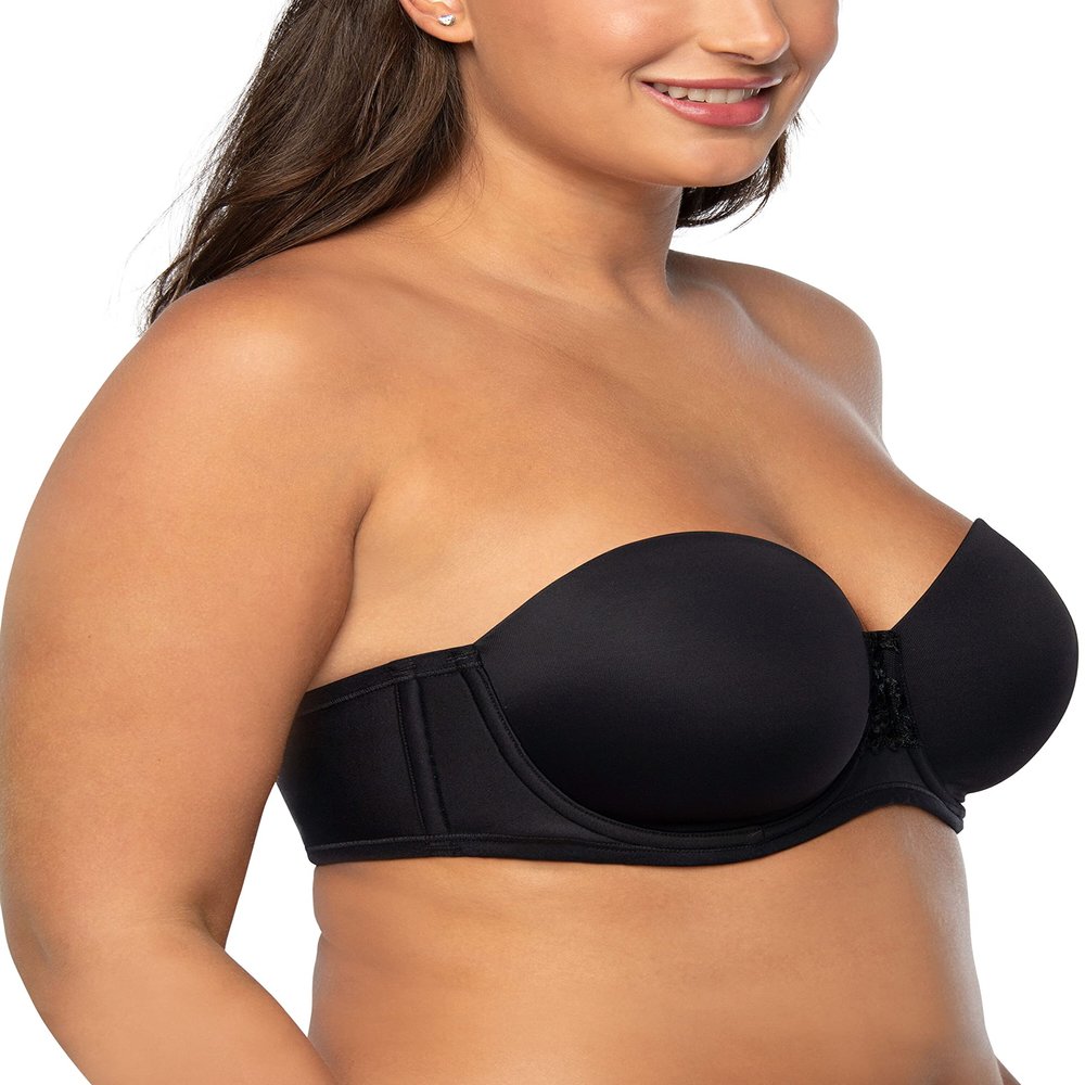 Vanity Fair womens Beauty Back Smoothing Strapless (34b - 44dd) Bra, Midnight Black, 34DD US