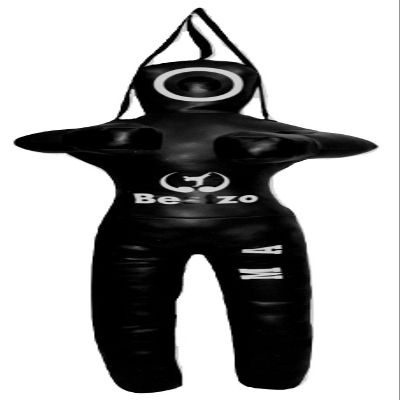 Bestzo MMA Jiu Jitsu Judo Punching Bag Grappling Dummy Black Standing Position Canvas- 59 inches-Unfilled