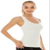 Kurve Womens Sleeveless Tank Top - Seamless Ribbed Racerback Basic Camisole Stretchy Workout Athletic Yoga Cami Tops view 3