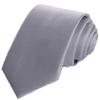 Flairs New York Gentleman's Essentials Neck Tie (Sterling Silver [Stripes Texture]) view 1