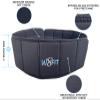 W8FIT Adjustable Weighted Belt for Men & Women  Rucking Belt for Walking, Hiking & Strength Training (7 LB SMALL) view 3