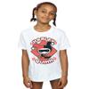 DC Comics Girls Chibi Harley Quinn Badge T-Shirt 9-11 Years White view 1