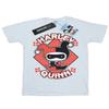 DC Comics Girls Chibi Harley Quinn Badge T-Shirt 9-11 Years White view 2