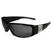 NCAA Siskiyou Sports Fan Shop Purdue Boilermakers Chrome Wrap Sunglasses One Size Black view 1