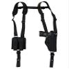 Barsony Vertical Shoulder Holster w/Mag Pouch Compatible with Glock 17 20 21 22 24 25 Left view 1