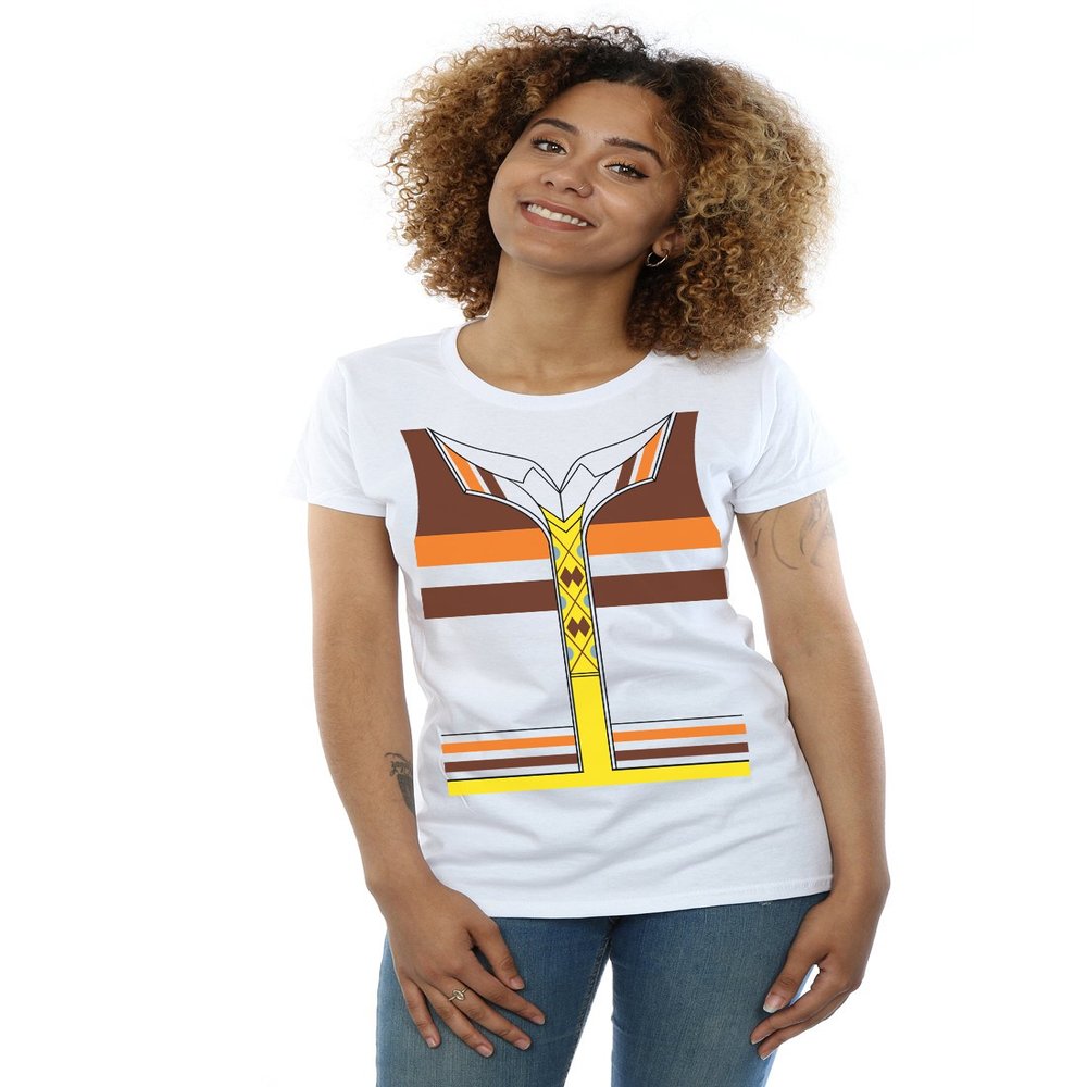 Big Bang Theory Women's Raj Koothrappali Costume T-Shirt X-Large White
