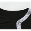 Letuwj Mens T-Shirt V-Neck Button-up Tee White X-Large view 3