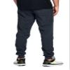 PROGO USA Men's Joggers Sweatpants Basic Fleece Marled Jogger Pant Elastic Waist (3X-Large, Charcoal) view 3