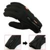 Bicycle Motorcycle Waterproof Gloves Outdoor Sport Warm Windproof Thermal Touch Gloves Riding Running Bike Cycling Gloves Hot Hands Warmer (Black(M)) view 2