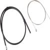 Bridgestone RW-1800S F484652BLC Brake Wire Vinyl Pack with Mount Outer Length: 70.9 inches (1800 mm), Black view 1