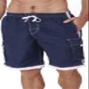 INGEAR Men's Swim Trunk Quick Dry Watershorts (Navy Blue, Small) view 1
