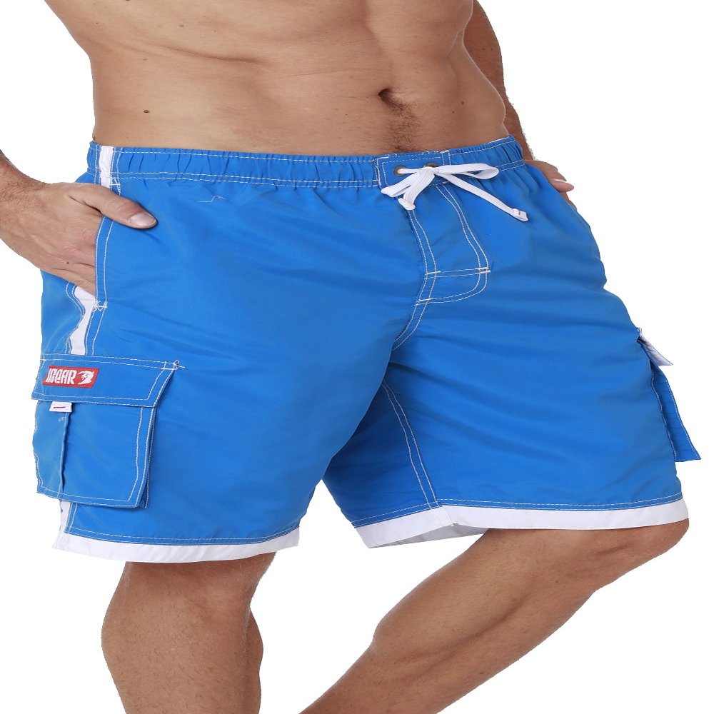 INGEAR Men's Swim Trunk Quick Dry Watershorts (Blue, Small)