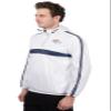 Ultra Game NFL Denver BroncosMen's Quarter Zip Pullover Hoodie Packable Windbreaker Jacket, White, S view 3