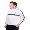 Ultra Game NFL Los Angeles RamsMen's Quarter Zip Pullover Hoodie Packable Windbreaker Jacket, White, S view 3