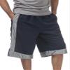 Pro Club Men's Heavyweight Mesh Basketball Shorts, Navy/Gray, Large view 2