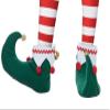 California Costumes Elf Shoes - Adult Adult Costume, -Green/White, Small view 2