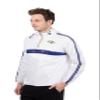 Ultra Game NFL Baltimore RavensMen's Quarter Zip Pullover Hoodie Packable Windbreaker Jacket, White, M view 3