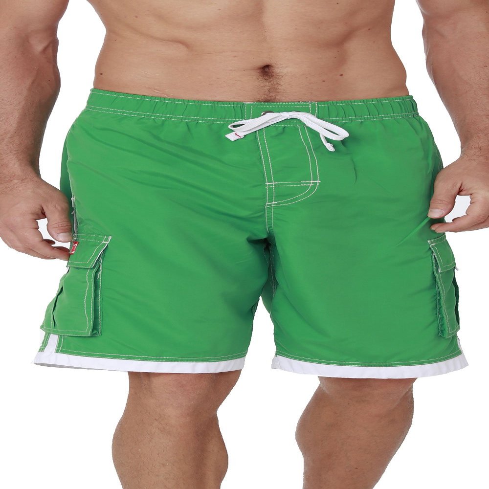 INGEAR Men's Swim Trunk Quick Dry Watershorts (Green, XX-Large)