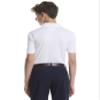 PGA TOUR Boys Airflux Short Sleeve Golf Polo Shirt, Ribbed Collar, Moisture-Wicking, Sun Protection, Ventilated Lightweight, Bright White, Small view 2