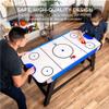Best Choice Products 58in Mid-Size Arcade Style Air Hockey Table for Game Room, Home, Office w/ 2 Pucks, 2 Pushers, Digital LED Score Board, Powerful 12V Motor, Carrying Bag view 2