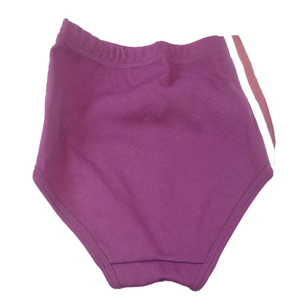 ATHLETIC BRIEFS MAROON/WHITE SIZE 24