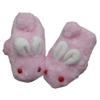 ALLDECOR Cartoon Rabbit Gloves Winter Warm Lovely Student Half Finger Gloves view 1