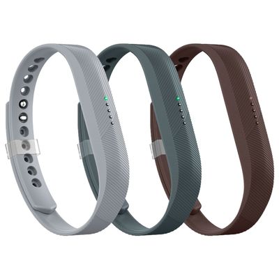 AIUNIT Compatible Flex 2 Band, Replacement for Flex 2 Accessory Bands Fashion Sport Fitness Wristbands w/Fastener Clasp for Flex 2 3 Pack Men Women Large No Tracker