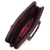 DOSHI - Large Classic Vegan Briefcase 3 for Men and Women - Premium Microfiber Vegan Leather Briefcase Bag - Briefcase Laptop Bag with 3 Zipper Pocket - Laptop Messenger Bag with Padded Shoulder Strap view 2