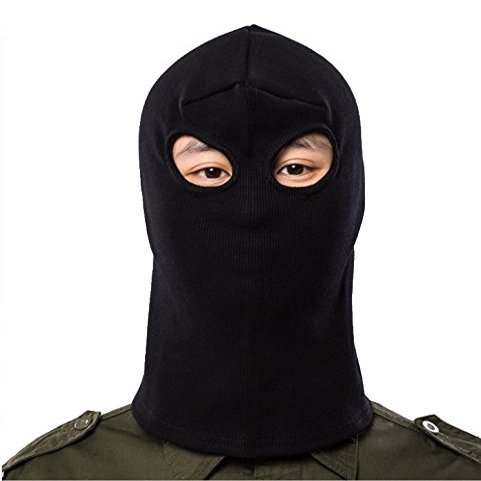 Warm Balaclava Terroist Ski Mask: Hood Face Mask + Headband - Motorcyle Mask - Tactical Hood