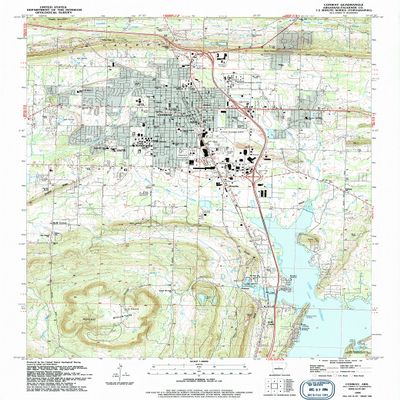 YellowMaps Conway AR topo map, 1:24000 Scale, 7.5 X 7.5 Minute, Historical, 1994, Updated 1994, 26.7 x 21.7 in - Tyvek