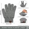 FZ FANTASTIC ZONE Women's Winter Touchscreen Wool Magic Gloves Warm Knit Fleece Lined for Women view 2