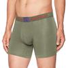Calvin Klein Men's Underwear Monogram Cotton Boxer Briefs Underwear, Beetle/Shilo Blue Patch, S view 1