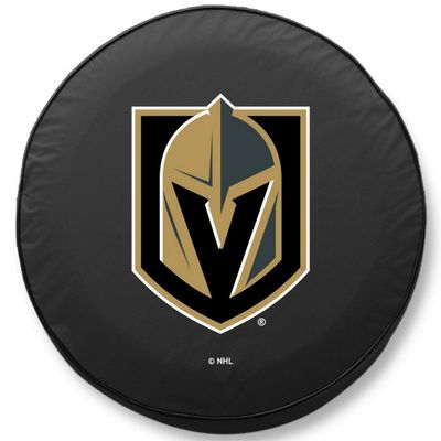 Vegas Golden Knights Tire Cover - Size I - (28"x8") on Black Vinyl