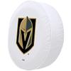 Vegas Golden Knights Tire Cover - Size F - (29"x8") on White Vinyl view 2