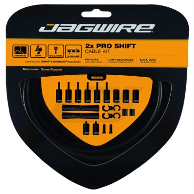 Jagwire PCK509 Unisex Adult Cable and Sheath Kit, Stealth Black, One Size