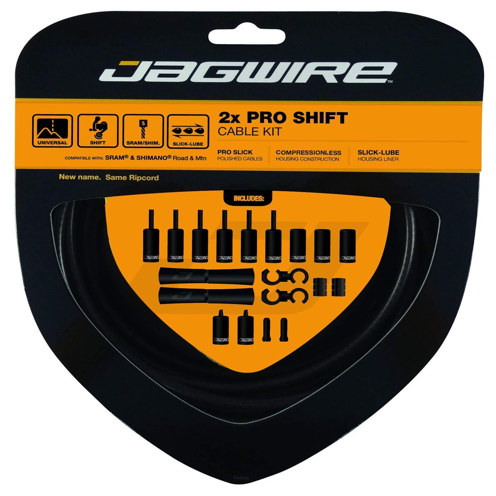 Jagwire PCK509 Unisex Adult Cable and Sheath Kit, Stealth Black, One Size